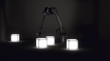 Old test- Inverse kinematic rig   robotic arm