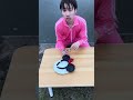 親友に美味しくて飛ぶレベルの料理食べさせてみた/川に落ちる#おもしろ #面白い