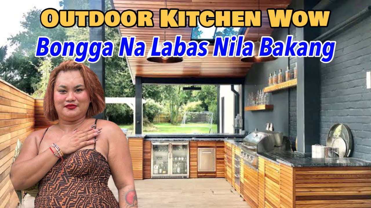 MALAPIT NA MATAPOS ANG OUTDOOR KITCHEN NILA BAKANG WOW | @ohdeeva
