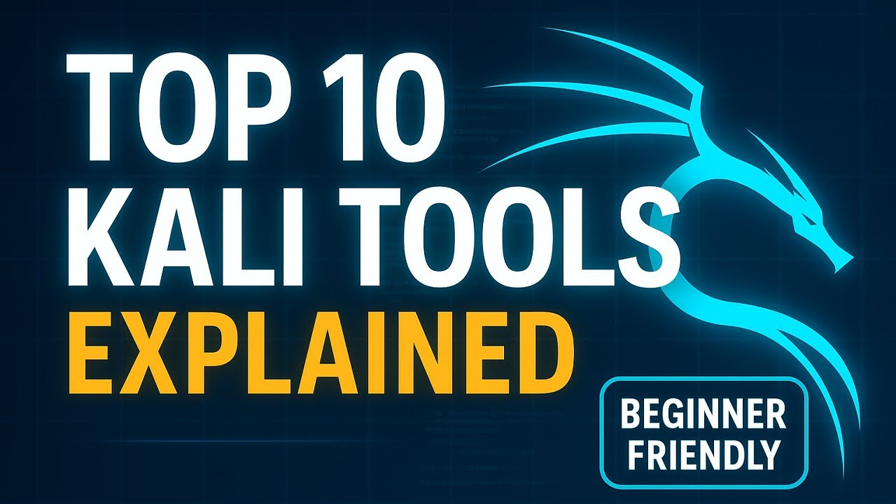 Top 10 Kali Linux Tools for Ethical Hackers - YouTube