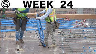 One-week construction time-lapse with closeups: Week 24 of the Ⓢ-series