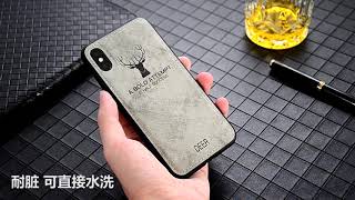 PAKET 4in1 Casing REALME 10 PRO Case DEER Motif Canvas Tempered Glass Layar Bonus Camera Dan Garskin