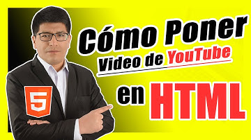 Cómo Poner un Video de YouTube en HTML - Curso de HTML5