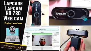 Lapcare Lapcam HD 720 PX Noise Isolated Microphone with Computer HD streaming Web cam detail review. screenshot 4