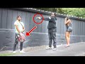 Reaching In My Bag Prank Infront Of Gangsters In HOOD GONE WRONG !