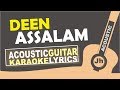 Nisa Sabyan - Deen Assalam (Karaoke Acoustic Cover)