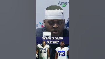 TYLER SMITH on wearing same jersey as LARRY ALLEN