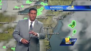 Sun, clouds, chance of thunderstorms Friday