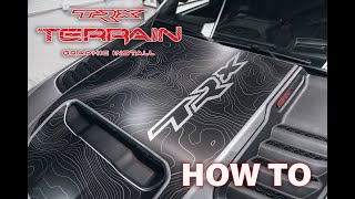 RAM TRX TERRAIN Decals/Graphics | HOW TO