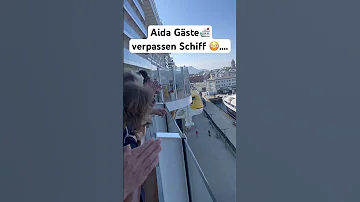 Aida Gäste kommen zu Spät zum Schiff #aida