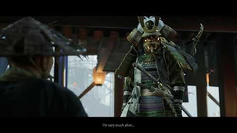 Ghost of Tsushima - A Message In Fire: Speak with Goro "We All Must Be Someone" Cutscene PS4P (2020)