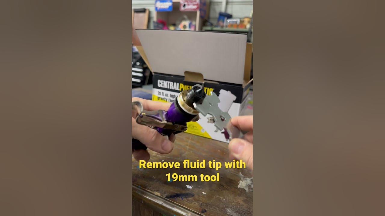 Upgrading Harbor Freight Purple Spray gun from 1.4mm to a 2mm tip For