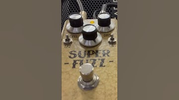 Basic Audio Super Fuzz pedal with Agile Legacy 627 baritone guitar