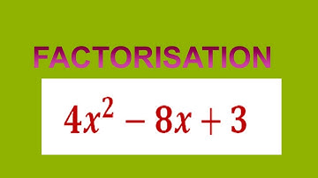 Factorize  〖4x〗^2-8x+3