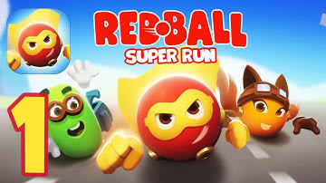 Red Ball Super Run - Gameplay Walkthrough Part #1 - Red (iOS, Android)