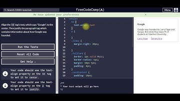 Create Visual Balance Using the text-align Property.