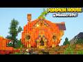 How to Build a PUMPKIN HOUSE in Minecraft