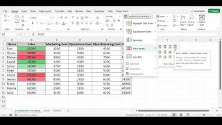 Conditional formatting with example part-3