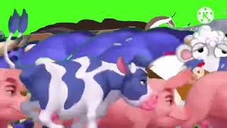 Animals Stampede Green Screen