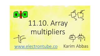 11.10. Array multipliers