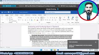 Word Module 2 SAM Exam | Word Module 2: Navigating and Formatting a Document