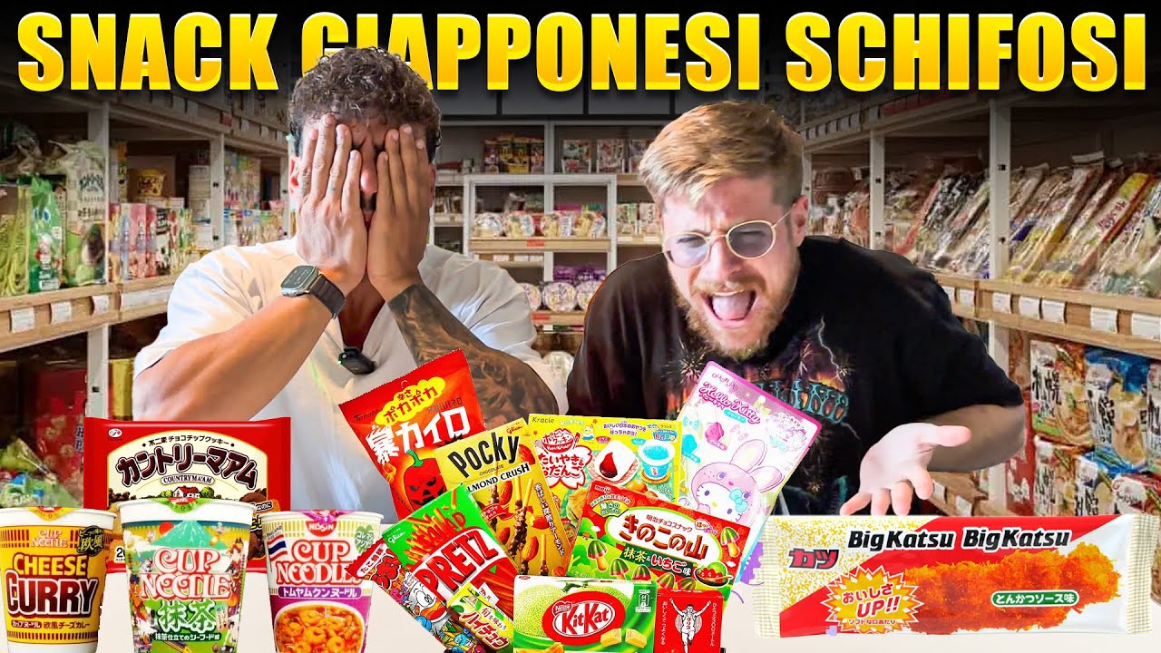 PROVIAMO GLI SNACK GIAPPONESI PIÙ SCHIFOSI DI SEMPRE - CHIEDO SCUSA A DADDA PER AVERLO OBBLIGATO!