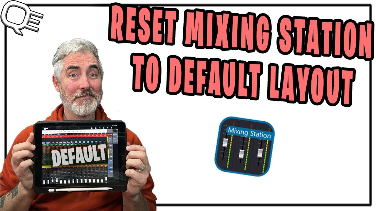 MIXING STATION RESET TO DEFAULT LAYOUT YouTube