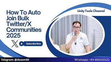 How To Auto Join Bulk Twitter/X Communities 2025 | Twitter Bot
