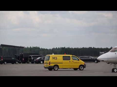 Тверской ИЛ-76 доставил лимузин Путина в Финляндию
