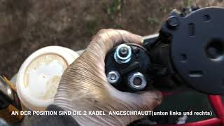 Mercedes A Klasse w168 Anlasser wechseln OHNE Achse ablassen, change starter WITHOUT lowering axle