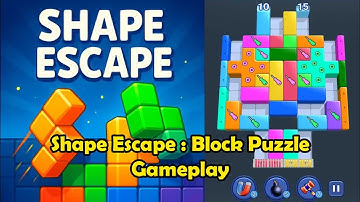 Shape Escape Block Puzzle Game Gameplay