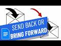 How to Send Back or Bring Forward in google docs