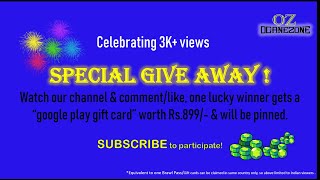 To Be Lucky Winner 3K Views Celebration Counting Oganezone Oz