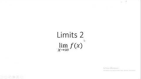 introduction to calculating limits part 2