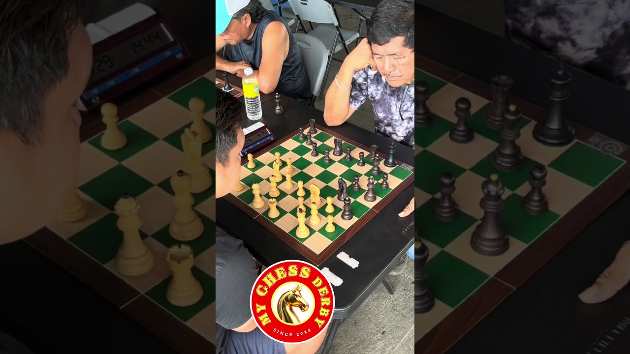 Power Knights endgame in Zukertort Opening played between Gino Damasing versus Paciano Gulls