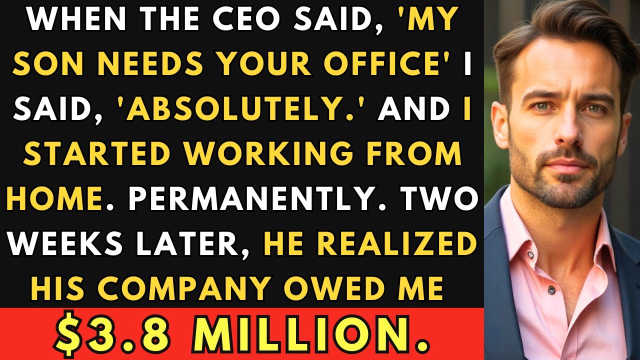 When the CEO Gave My Office to His Son… I Cost Him $3.8 Million | Corporate Revenge