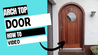 How to make an arch top door