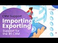 CRM Support - Importing and Exporting Contacts