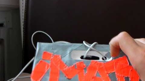 My homemade ipod touch dock/speakers