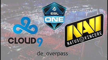 Cloud9 vs Natus Vincere - ESL One Cologne 2017 Semi Finals - Map 2/bo3 - Overpass - CS:GO VODs