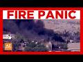 Families head to Wickenburg High School because of Jones Fire