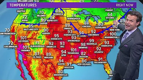 DFW Weather | Cold front to lower temperature over weekend in 14 day forecast