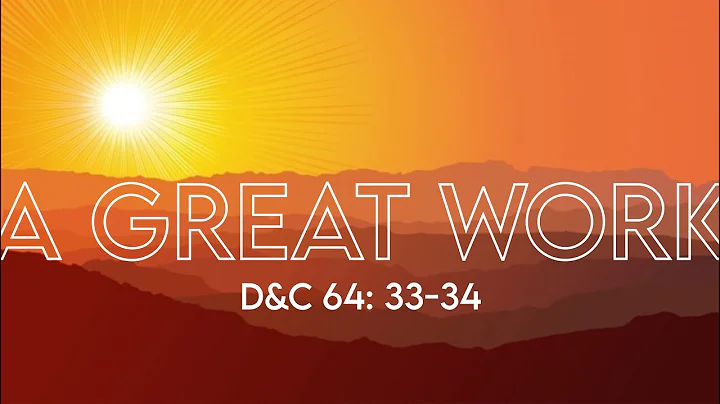 A Great Work - Youth Theme 2021 Wayne Burton feat. Hanna Eyre