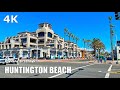 Huntington Beach - Orange County, California USA - Travel Walk Tour - 2021 - 4K