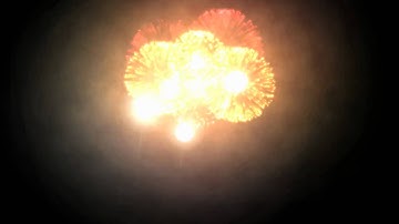 CGI Fireworks - Render Test - Version 1