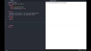How to Implement HTML Tag into Javascript ( Lecture -3 ) in Hindi
