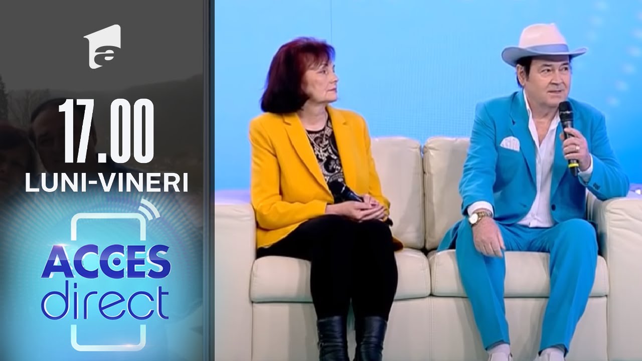 Nelu Vlad şi soţia sa, Maria, în direct, la Acces de Weekend!