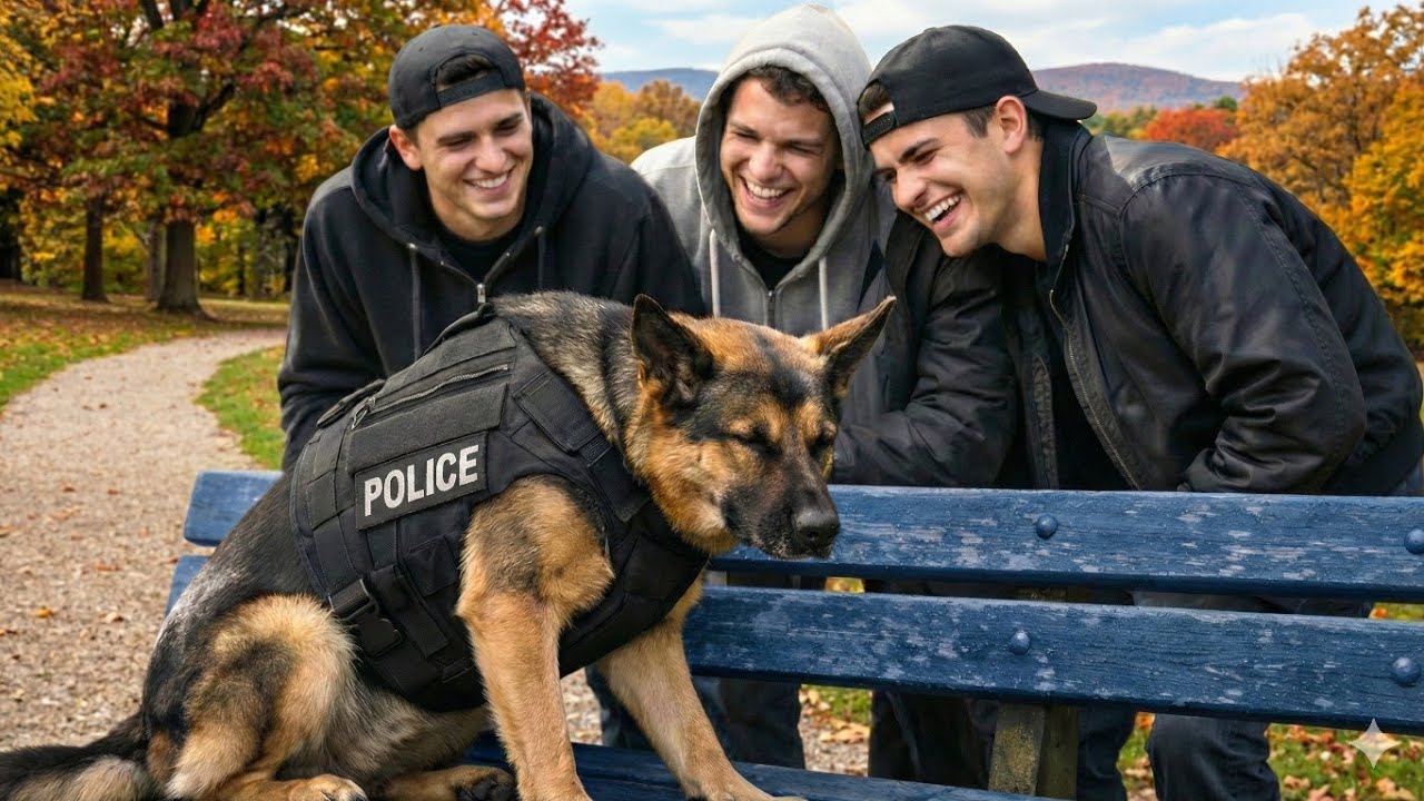 Sie traten auf den Polizeihund – ahnungslos, dass er zu einem Elite-Spezialkräfteoffizier gehörte