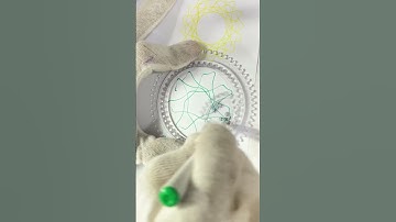 Spirograph Art draw ASMR Satisfying #shorts #ytshorts #spirograph #shortvideo #viral