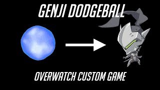 Overwatch Custom game (genji dodgeball)